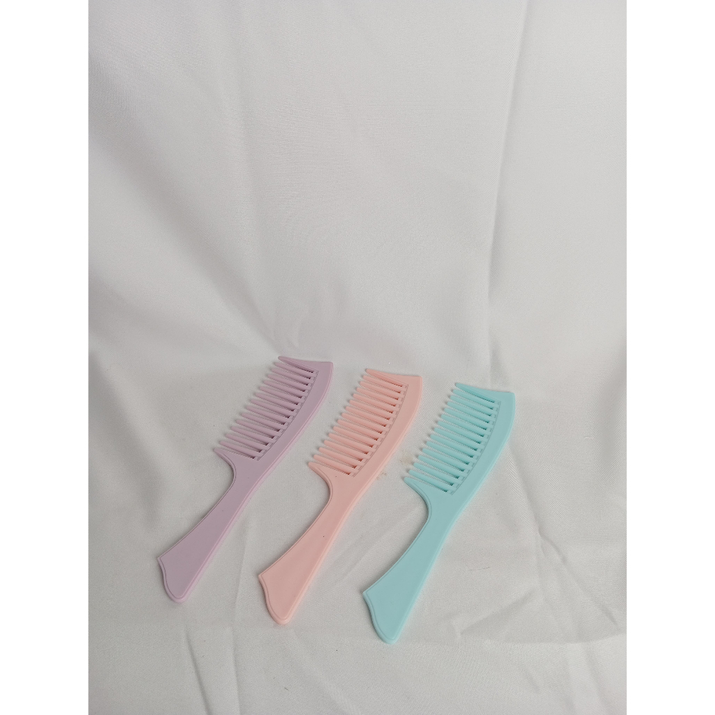 Sisir Plastik Sisir Gigi Besar Sisir Gigi Lebar Sisir Datar Sisir Rambut Sampo Portabel Sisir Pisau 