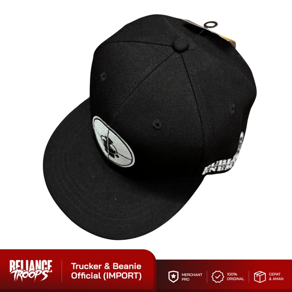 Baseball Cap Official | Public Enemy - Solid Target Black