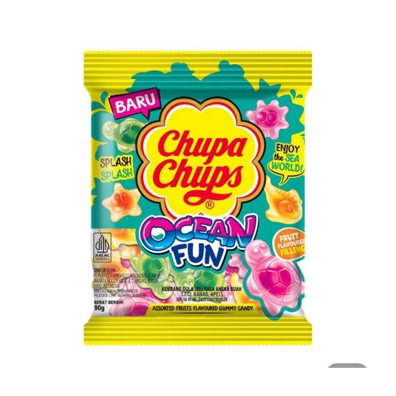 

Chupa Chups Ocean Fun Permen Jeli 90 g