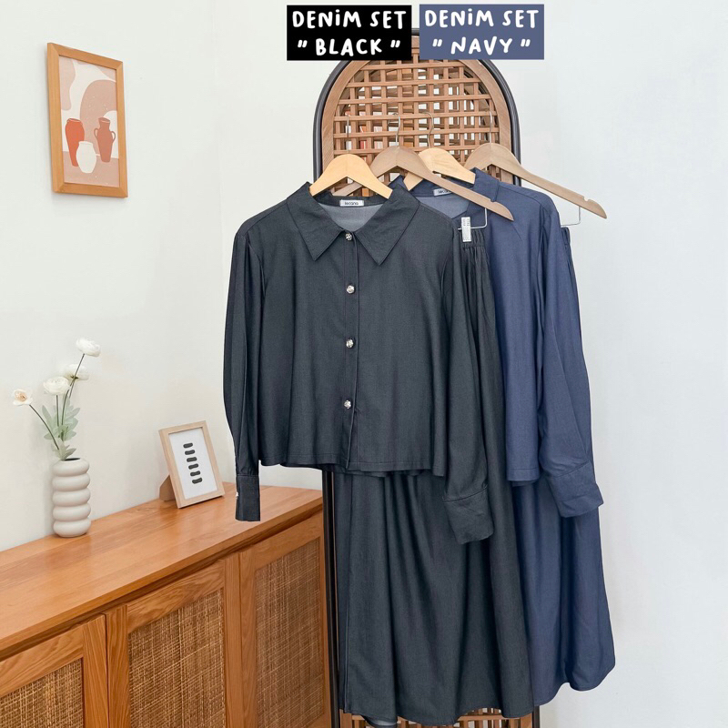 LOCANA LABEL DENIM SET