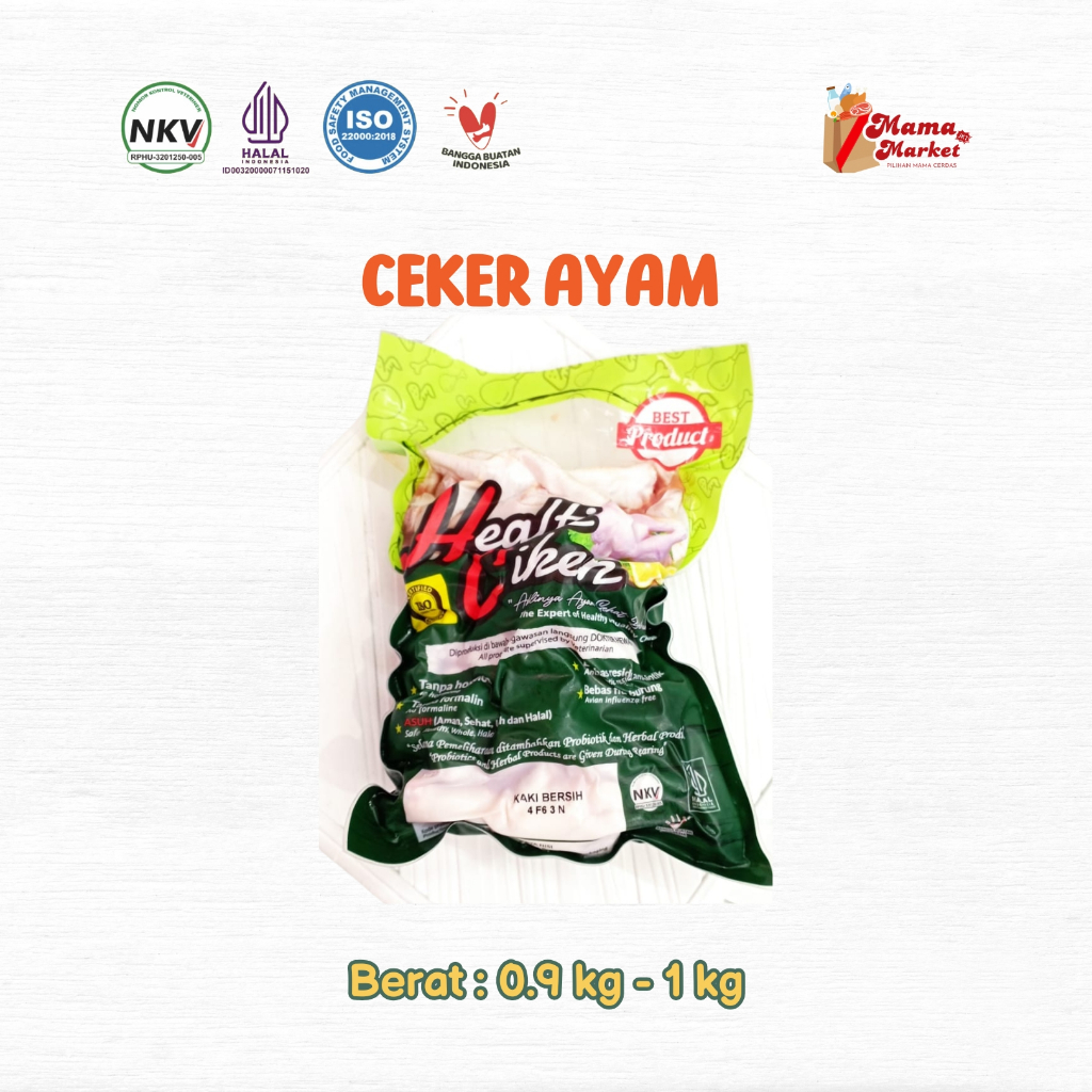 

Ceker Ayam Probiotik Healti Ciken | Mama Market Jakarta