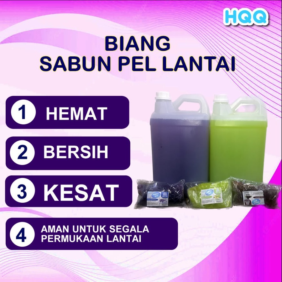 HQQ BIANG SABUN PEL LANTAI SUPERR PEL KONSENTRAT U/ 5LITER (250GR)