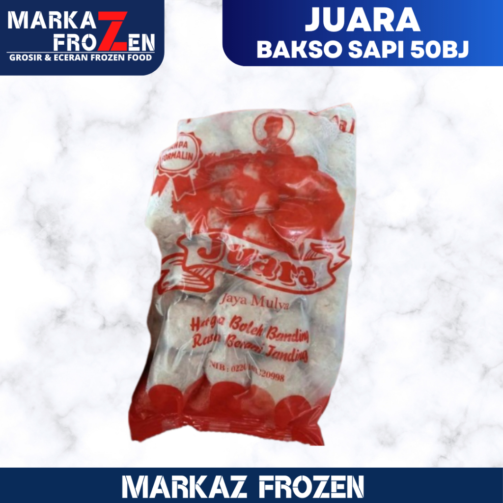 

JUARA JAYA MULYA BAKSO SAPI 50BJ