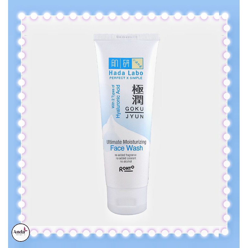 *ANDA* HADA LABO  Gokujyun  Face Wash 100 Ml