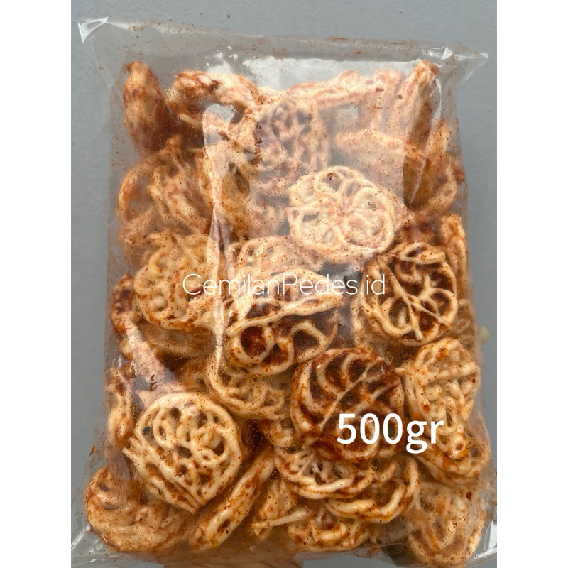 

seblak kerupuk virall!!!seblak kerupuk rafael/pedo/seblak kerupuk kering/pedas nampol/pedas daun jeruk/original daun jeruk isi 500gr