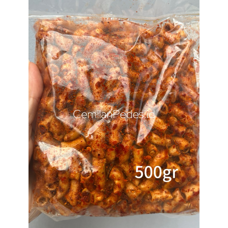 

seblak kerupuk virall!!!seblak kerupuk makaroni bantet/seblak kerupuk kering/pedas nampol/pedas daun jeruk/original daun jeruk isi 500gr