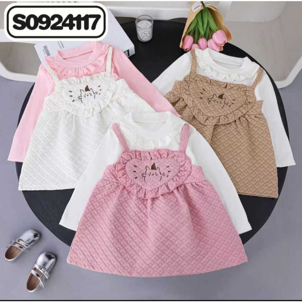 GROSIR 4pcs Dress Baby IMPORT 1-4th / Dress Anak Import / Dress Import / Gaun Anak