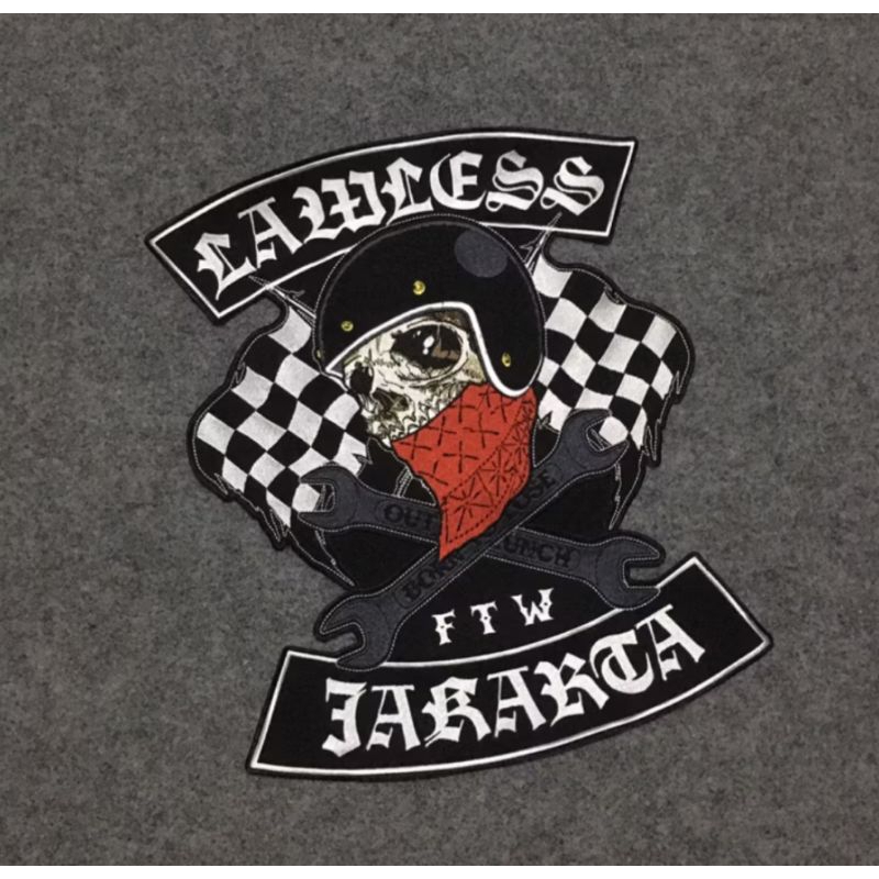 LIMITED Backpatch Lawless - Jakarta Road School FTW