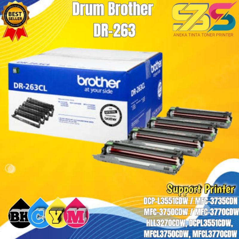 Drum Brother DR-263 CYM BK L3551CDW / MFC-3735CDN / MFC-3750CDW / MFC-3770CDW