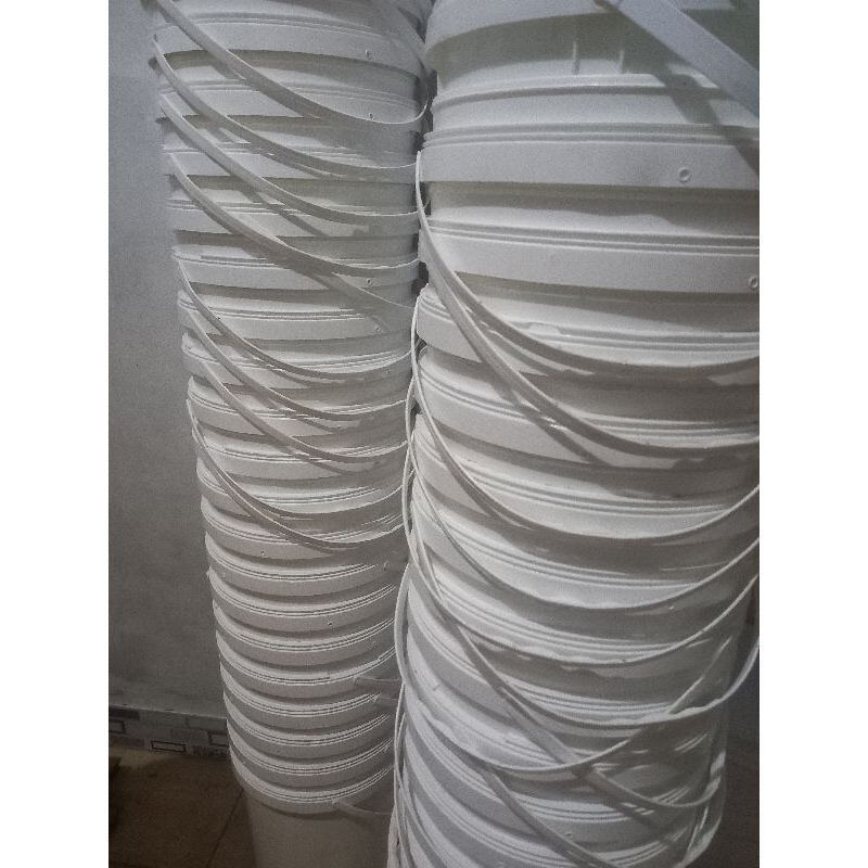 Ember20L/25kg putih polos bekas cat