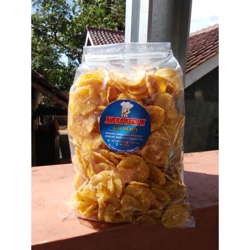 

keripik pisang rasa keju