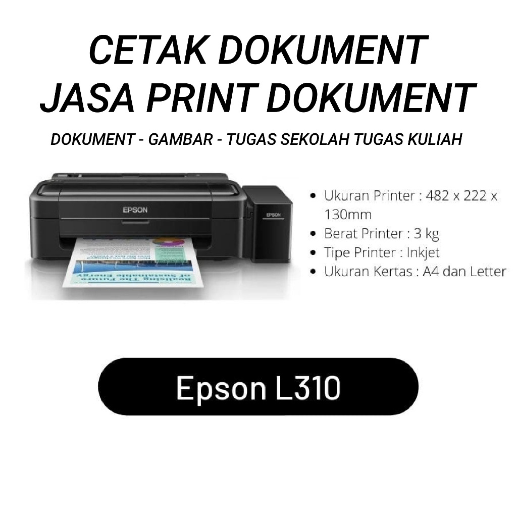 

CETAK DOKUMENT A4 WARNA CAMPUR HITAM PUTIH HVS 70GSM
