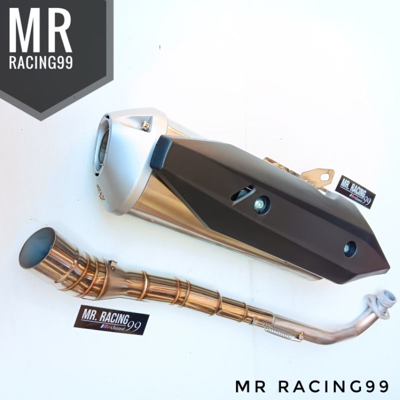 Knalpot Standar Racing VEGA ZR - JUPITER Z - SUPRA125 - REVO ABSOLUTE - REVO FIT - REVO INJEKSI  - B