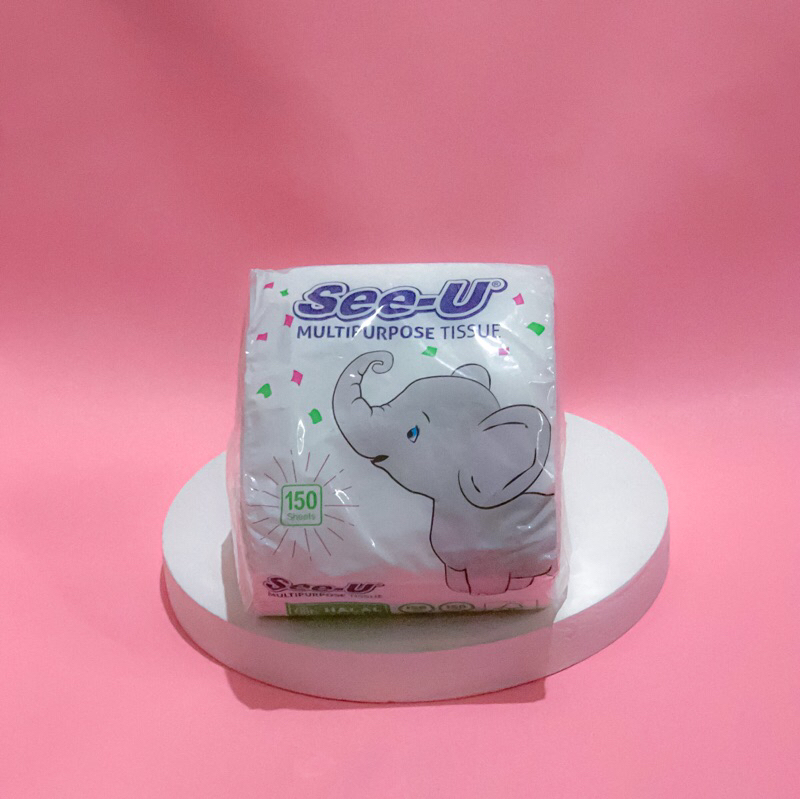 Tissue Tisu See-U See U Pop Up Gajah 150 Sheet