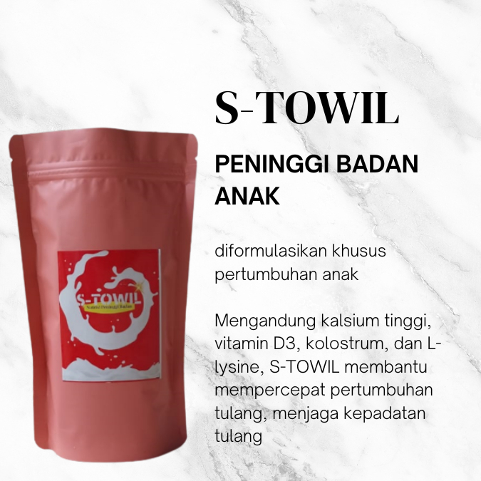 

S-TOWIL – Susu Peninggi Badan Anak alami sehat hala terbaik original