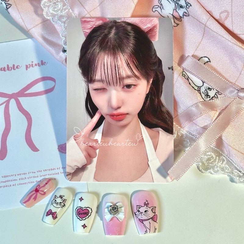 hearteuhearteu — [READY STOCK] IVE Jang Wonyoung x Amuse Round vol 4.0 7.0 Brand Collaboration Offic