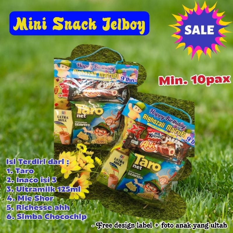 

Parcel Ulang tahun anak murah + paket snack ultah Jelboy hampersnaa