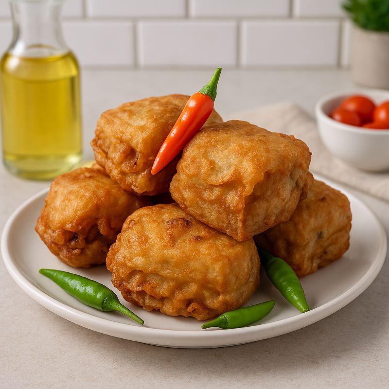 

Tahu Jontor Isi Ayam Pedas