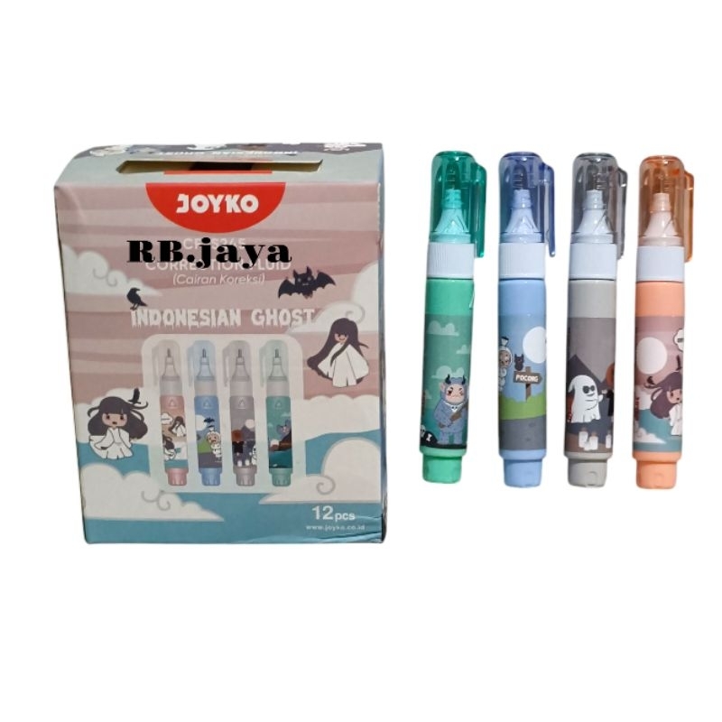 

Joyko Correction Fluid Cairan Koreksi Tip ex Cair CF-S245 per 3 dan 12 Pcs