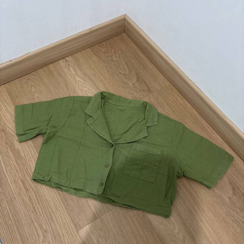 [PRELOVED] Blazer Crop Linen