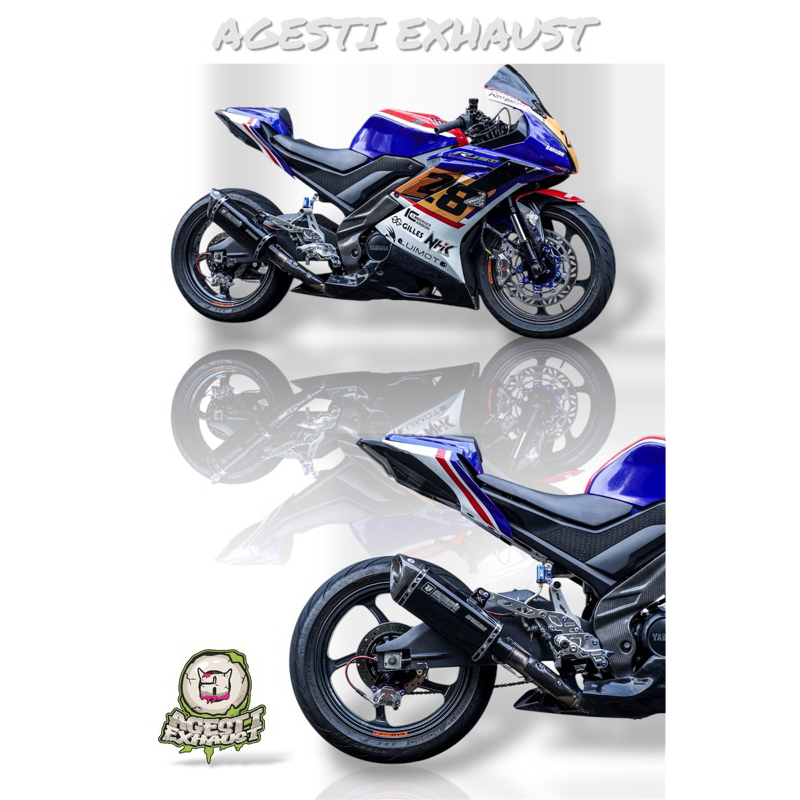 KNALPOT R15v3, KNALPOT R15v4, KNALPOT GSX, KNALPOT CBR150R, KNALPOT CB150R, KNALPOT VIXION, KNALPOT 