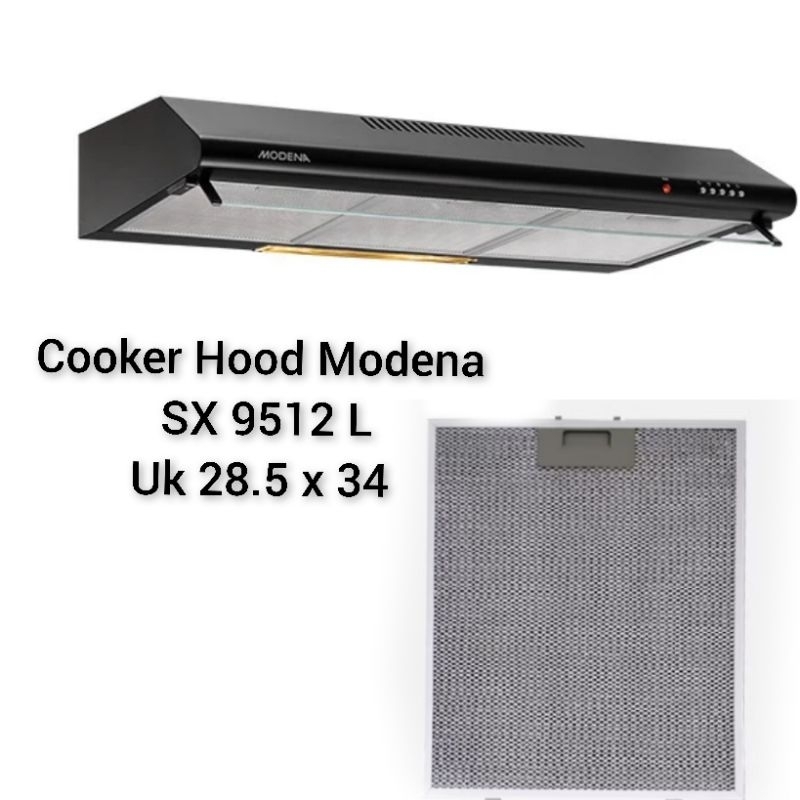 Alumunium Foil Cooker Hood Modena Sx 9512L