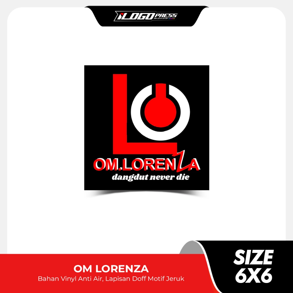

Stiker OM LORENZA Bahan Vinyl Premium Anti Air Doff Motif Jeruk