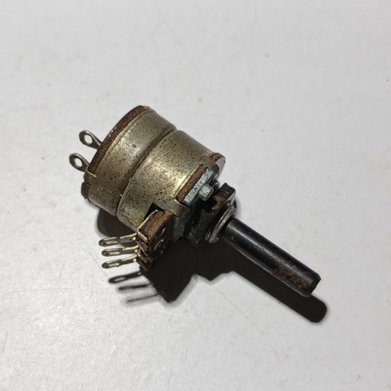 potensio 10K ohm + saklar on / off AS kecil NOS baru stok lama