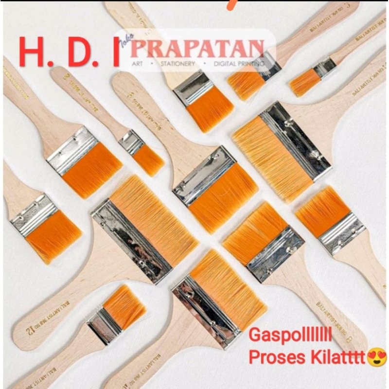 

KUAS SET 1/2 INCH - 3INCH ISI