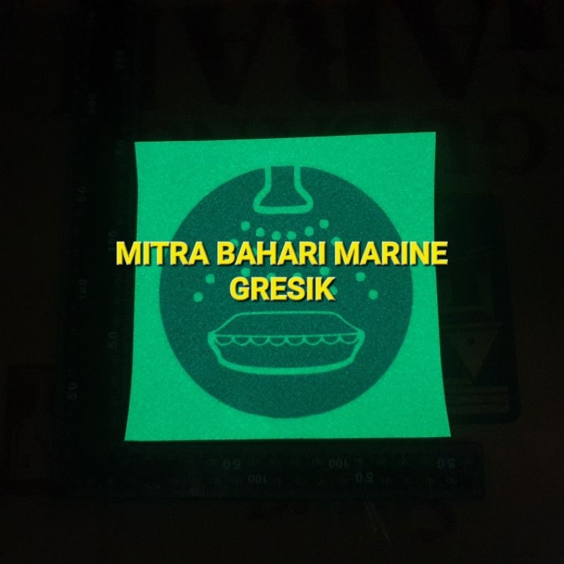 

Stiker IMO Symbol IMPA 335107 Start Water Spray Ukuran 15x15cm Glow In The Dark