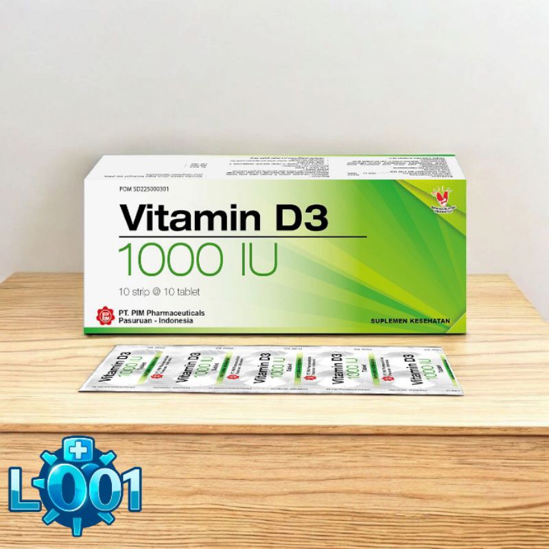 Vitamin D3 1000 IU PIM (PER STRIP)
