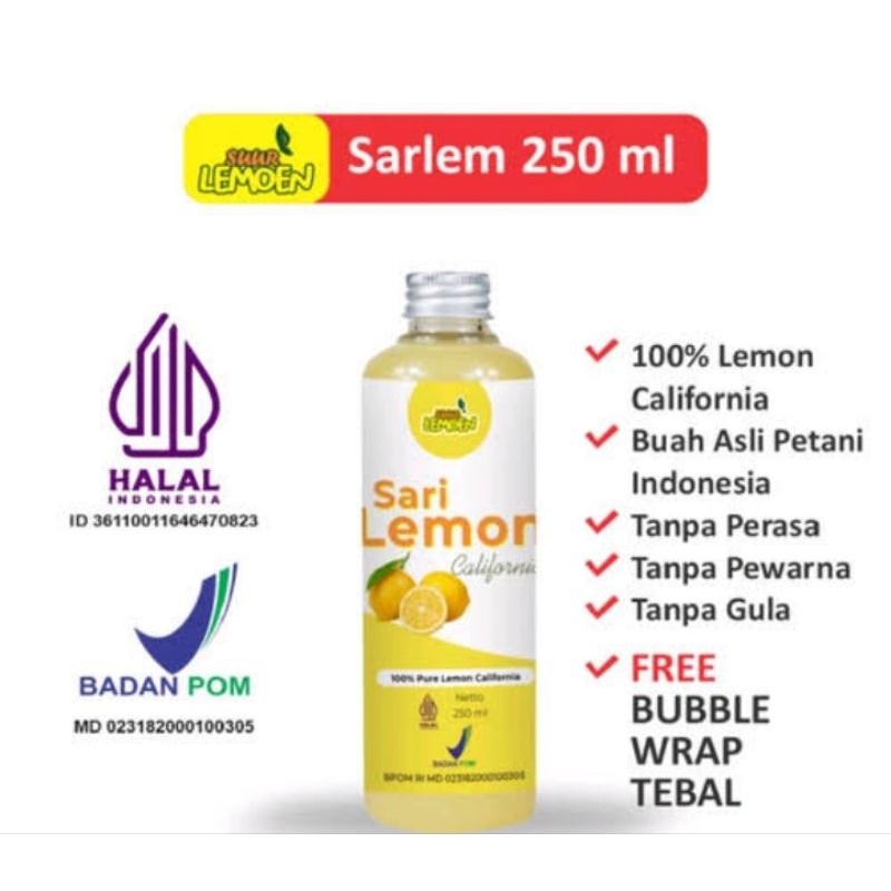 

Sari Lemon Ukuran 250ml | Suur Lemoen