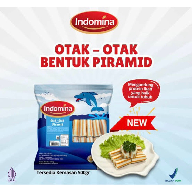 

Indomina Otak Otak Ikan Bentuk Piramid - 500gram