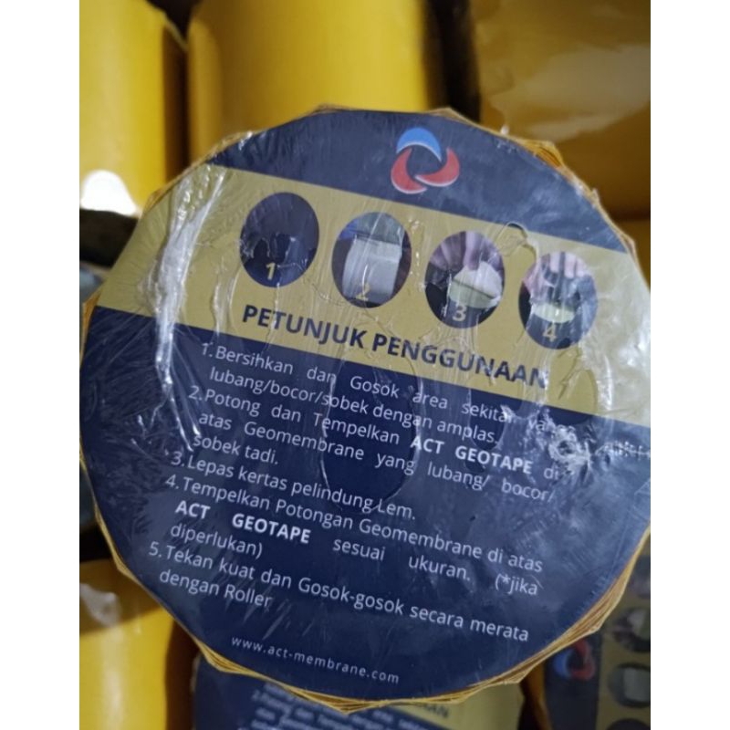 lem plastik hdpe Geomembran ukuran 8 cmx10 meter ( kolam ikan & Terpal )