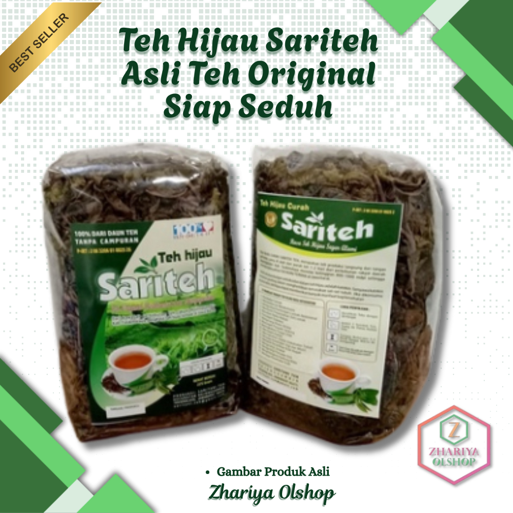 

Teh Hijau Sariteh | ASLI | Siap Seduh Sudah Proses Pengeringan | Paket 2 Pcs