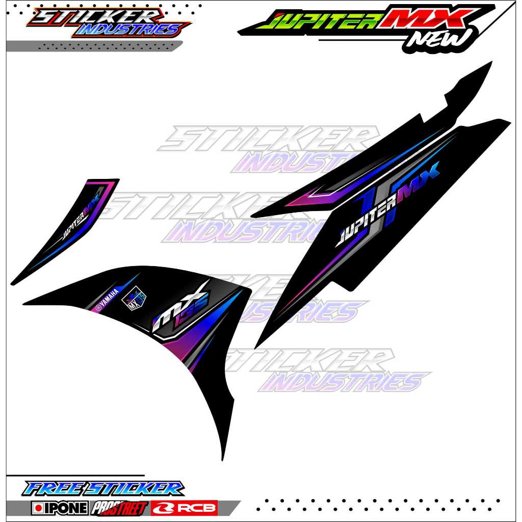 STRIPING VARIASI JUPITER MX NEW 135 / STICKER LIST VARIASI MOTOR JUPITER MX NEW 135