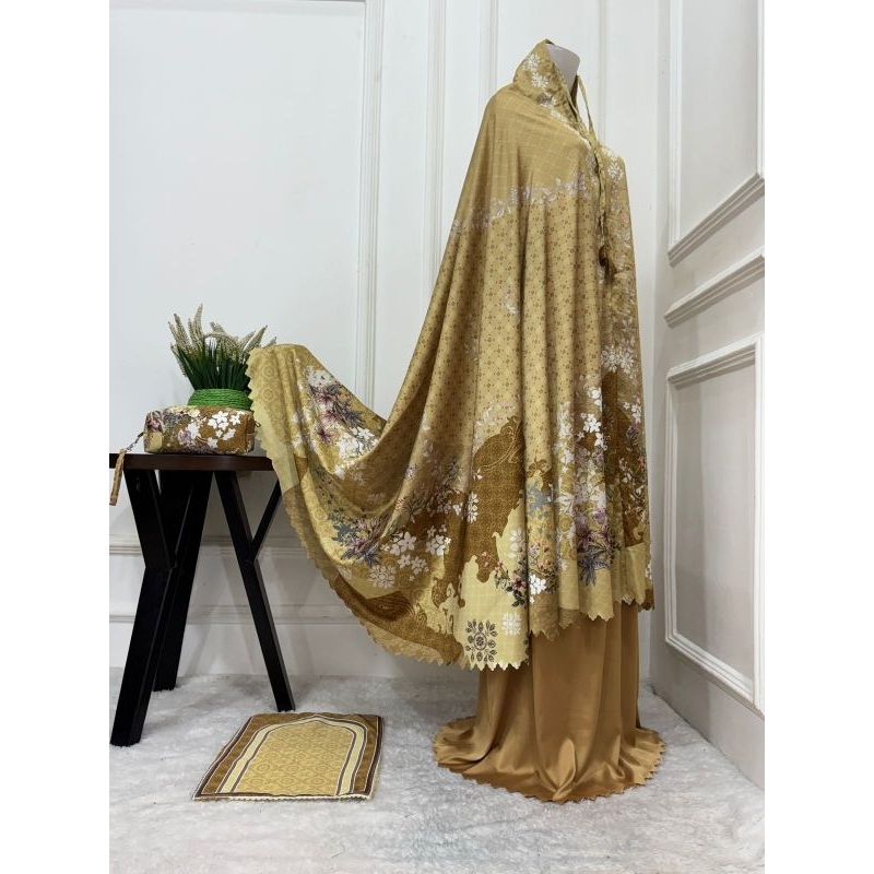 MUKENA SUTRA PREMIUM 2IN1 JUMBO MUKENA SUTRA FLANEL ORIGINAL