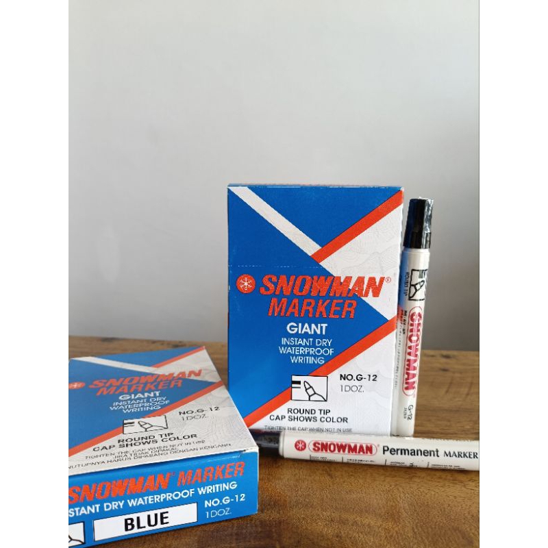 

SPIDOL PAPAN TULIS PERMANEN /SNOWMAN PERMANENT MARKER