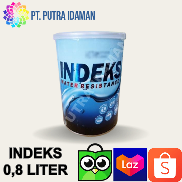 

CAT KOLAM INDEKS (Putih, Hitam, K1,K2, K3) 0,8 LITER