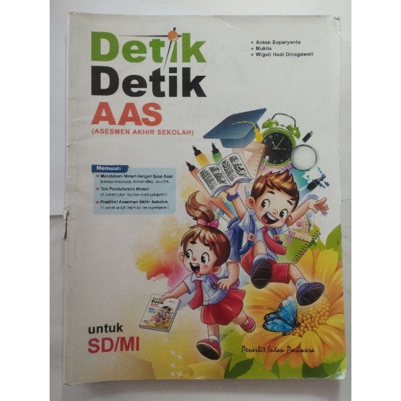 Buku Detik Detik AAS SD + Kunci Jawaban - Second / Preloved
