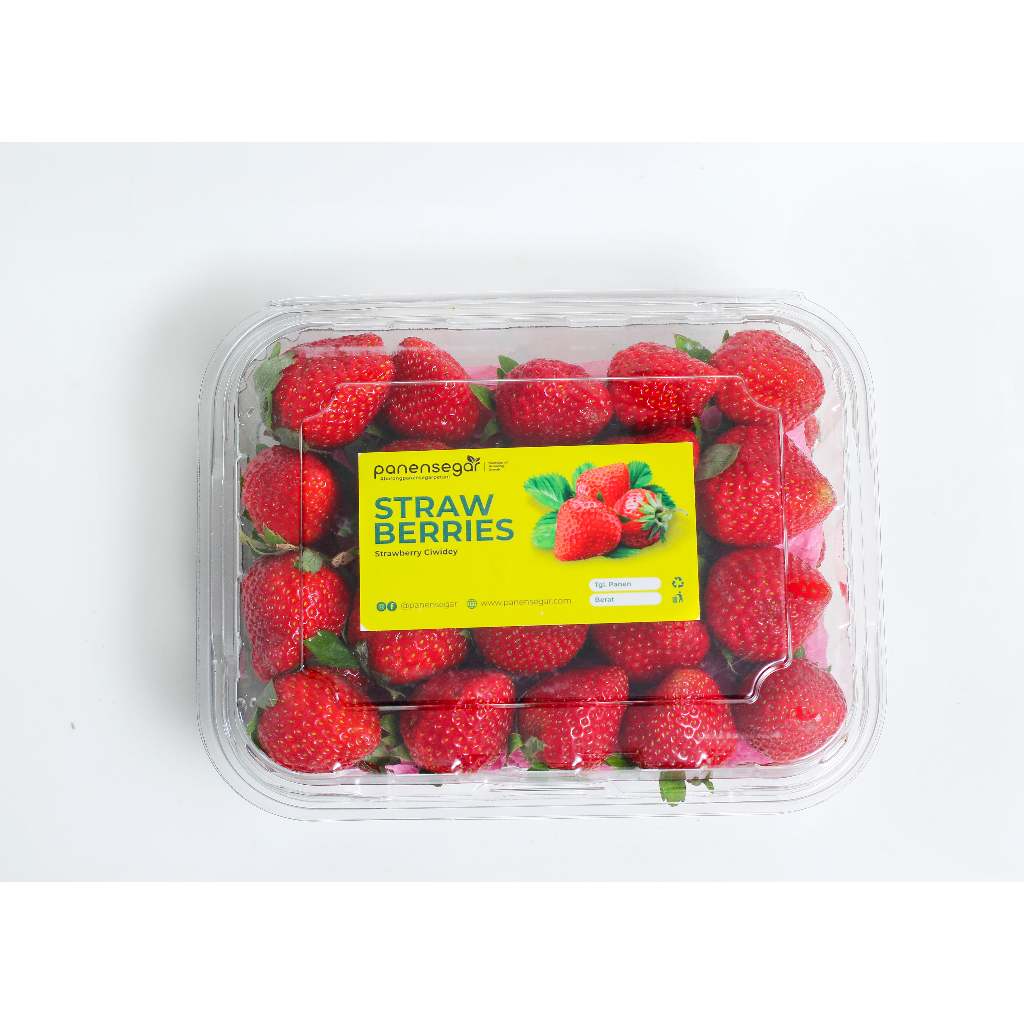 

Strawberry Fresh 500gr Premium A Tasik Malaya by Panensegar Stroberi Strawbery