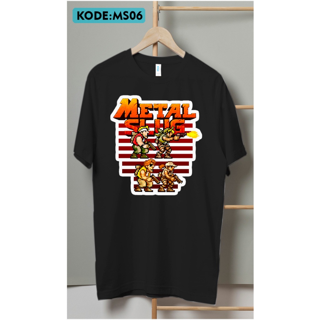 Kaos metal slug game jadul tshirt katun premium ms6
