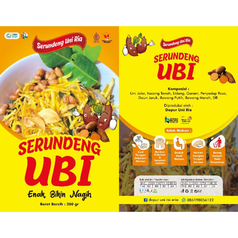

serundeng ubi