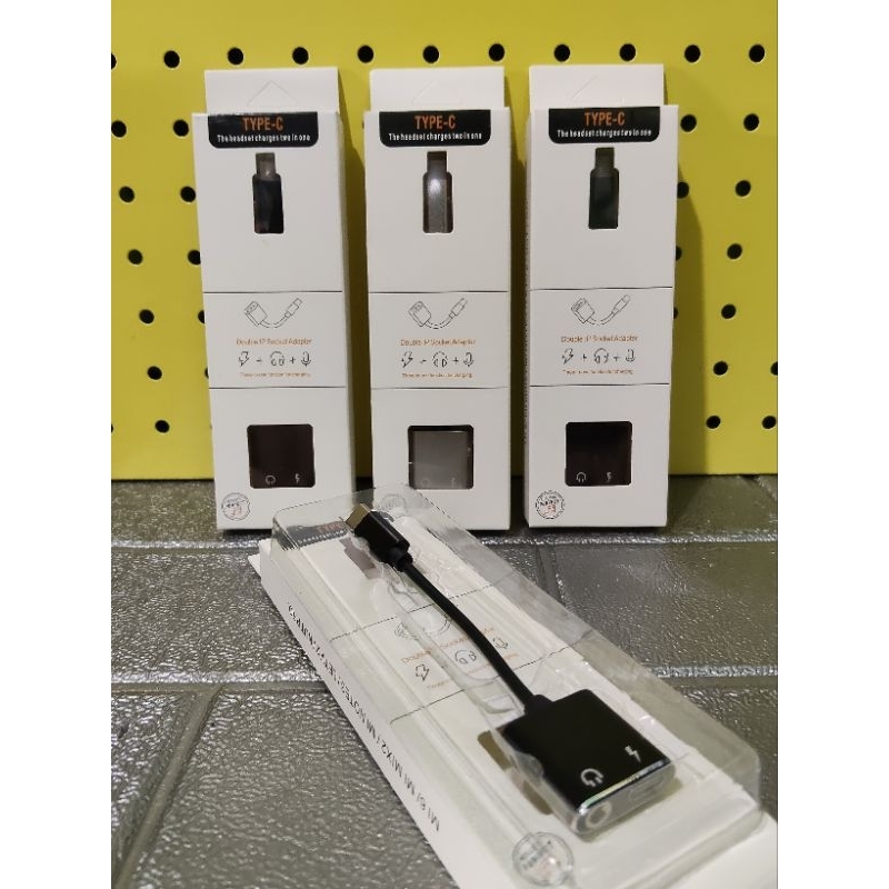 Sambungan Headset Jack audio to Type-C