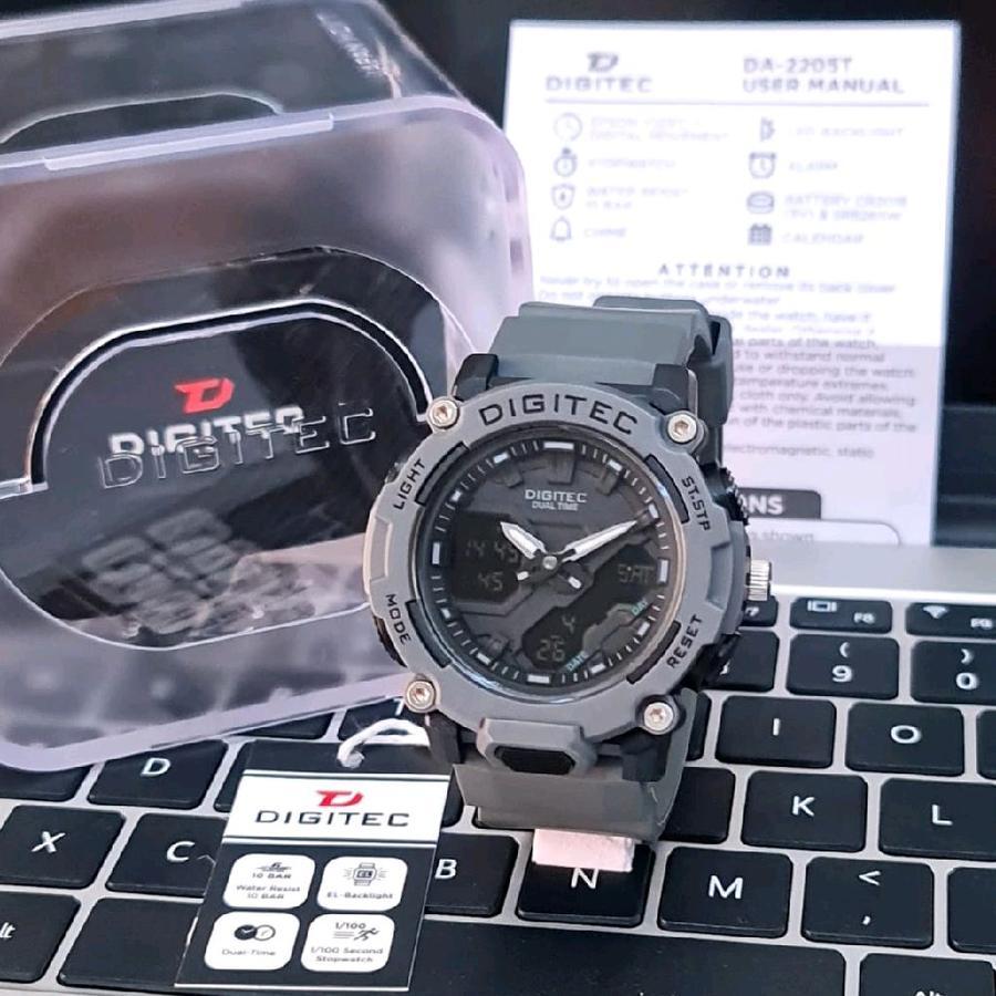 Jam Tangan Pria Digitec 2205 Analog Digital Original Digitec