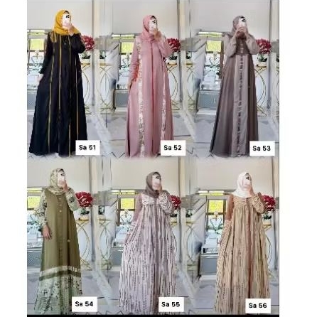 Dress Sophia Almas Anjani Original Terbaru || Jenis Dress Sophia Almas SA 51-56