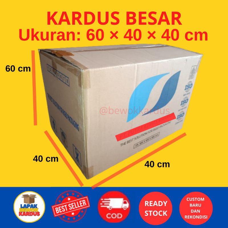 

kardus besar rekondisi 60×40×40 cm 1 play