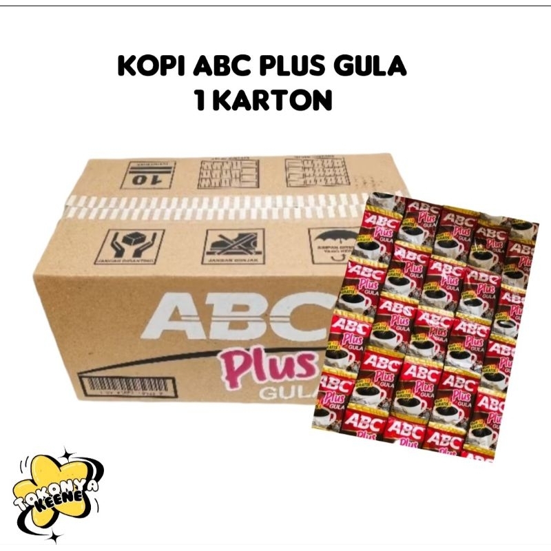 

KOPI ABC PLUS GULA 1 DUS || 1 KARTON ABC PLUS GULA KOPI BUBUK ISI 12 RENTENG