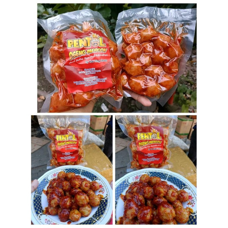 

Pentol bakso oseng mercon pedas isi 20bj by yuk ning