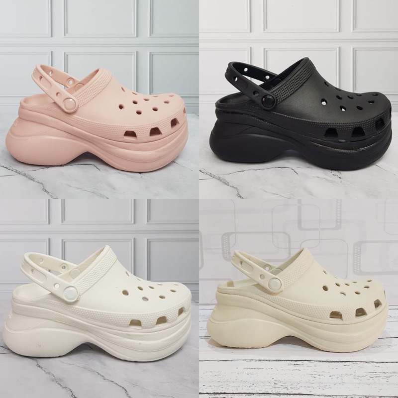 Sendal Wanita Crocs Classic Bae Clog Platform / Sepatu Sandal Wanita Crocs Wedges